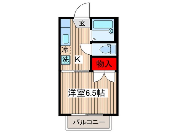 ジュ－ル大沢の物件間取画像